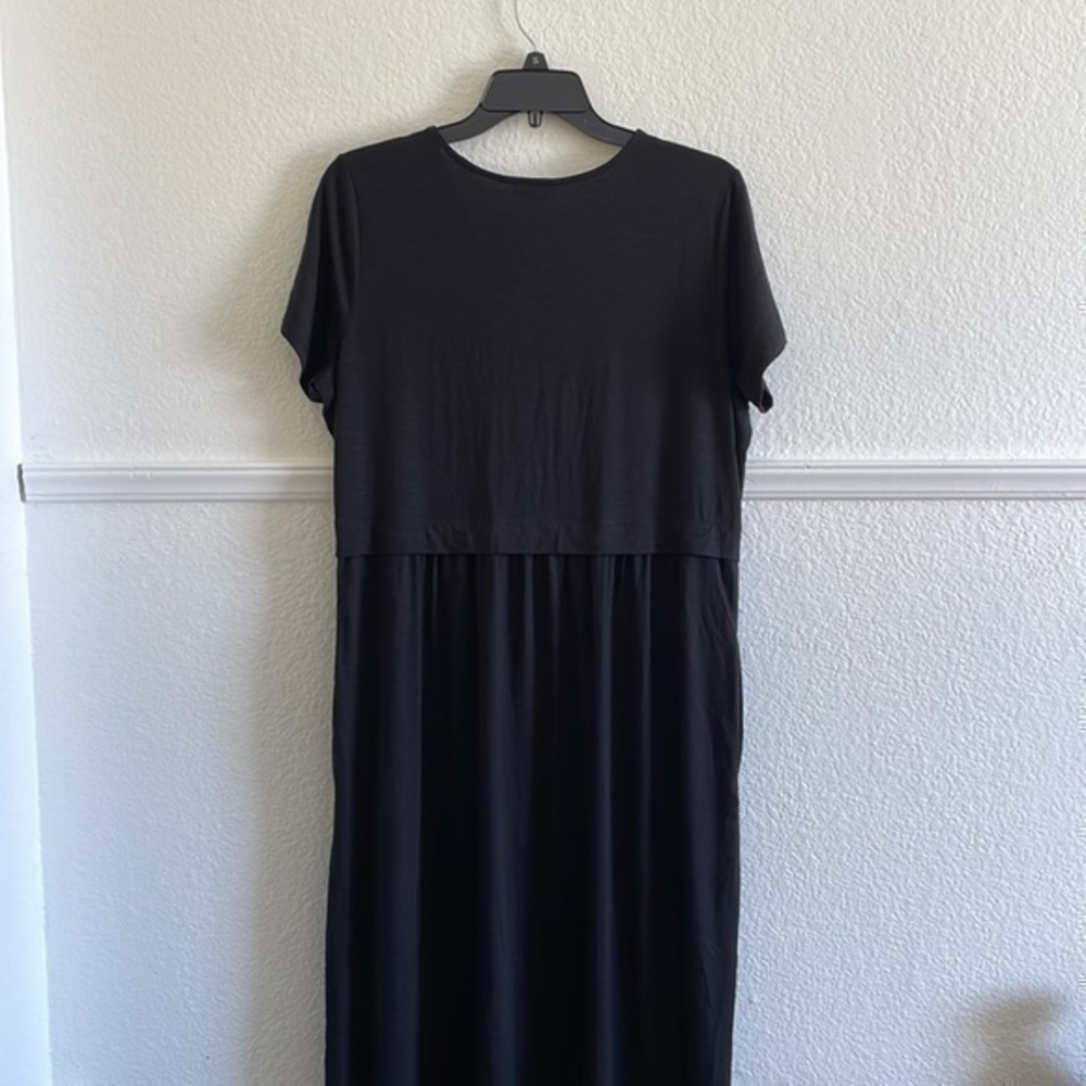 J Jill, black shirt overlay dress, medium - Picture 8 of 8